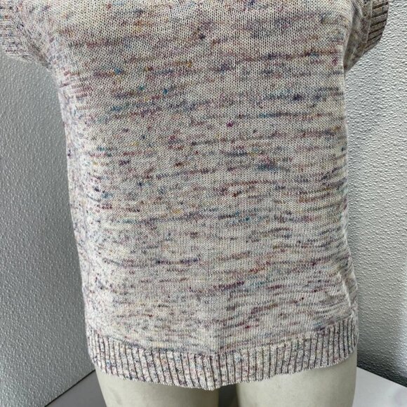 Emilia George Women’s Multicolor Flecks V-Neck Knitted Vest – Size M - Picture 9 of 13
